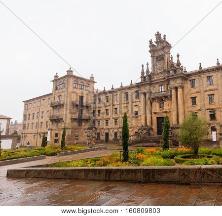 View of the Monastery of San Martin Pinario Santiago the Compostela