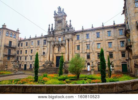 View of the Monastery of San Martin Pinario Santiago the Compostela