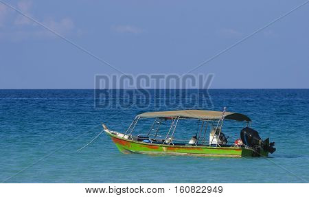 Boat at Perhentian Kecil Island Terengganu Malaysia.
