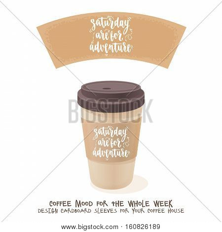 Vector handwritten brush lettering for your design on white background.