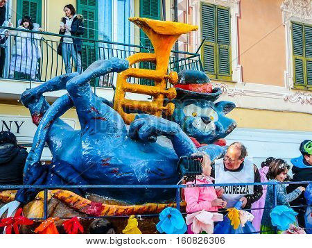 Hdr Carnival Celebrations In Loano