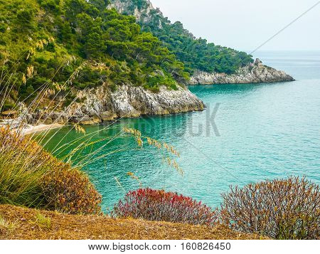 Hdr Sperlonga Coast In Gaeta, Italy