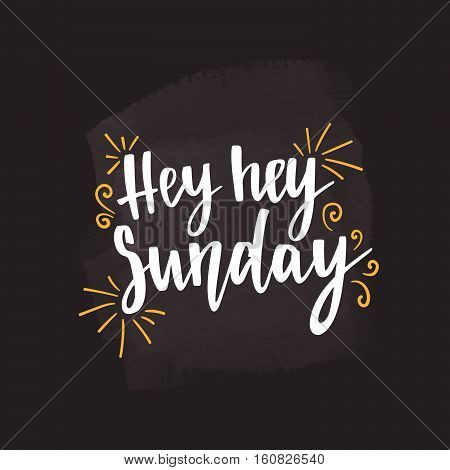 Vector handwritten words for your design on chalkboard dark background.
