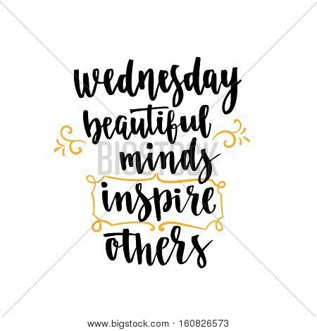 Vector handwritten brush lettering for your design on white background.