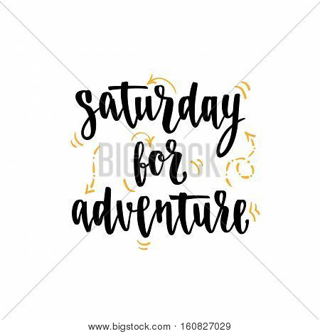 Vector handwritten brush lettering for your design on white background.