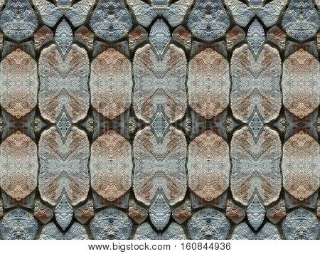Stone wall background pattern. Old paving stones abstract background.