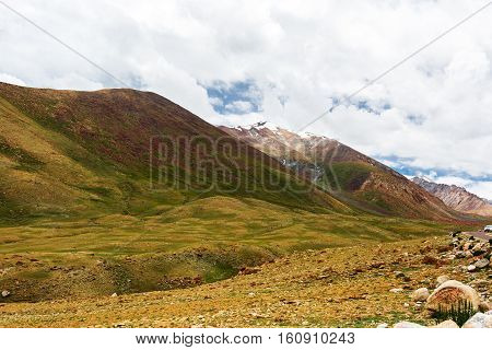Natural landscape in Leh Ladakh Jammu and Kashmir India