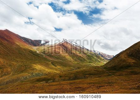 Natural landscape in Leh Ladakh Jammu and Kashmir India
