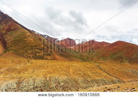 Natural landscape in Leh Ladakh Jammu and Kashmir India