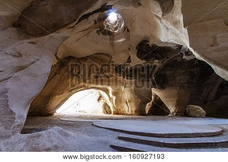 Cave ar Bet Guvrin national park. Israel.