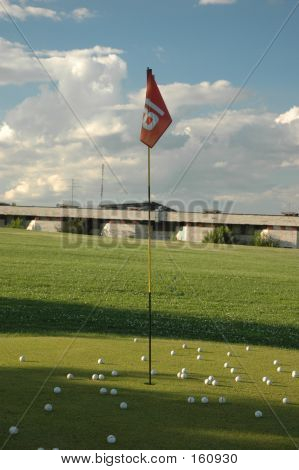 Golf. Target Point