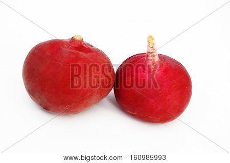Suitable for food site advertisements radish, turnip, watermelon radish visual stock pictures