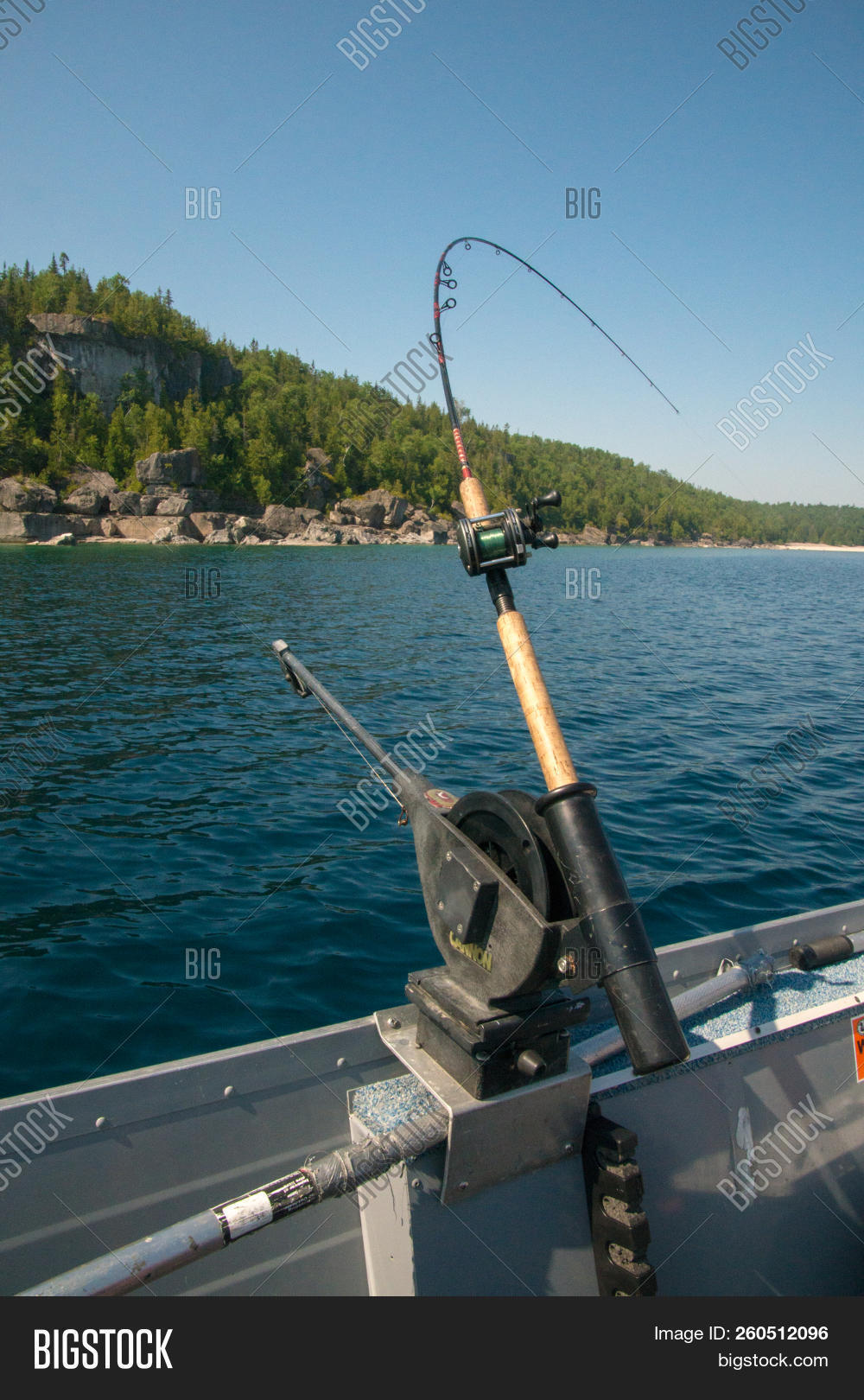 Down Rigging Rod Downrigging Fishing Image & Photo (Free Trial) | Bigstock