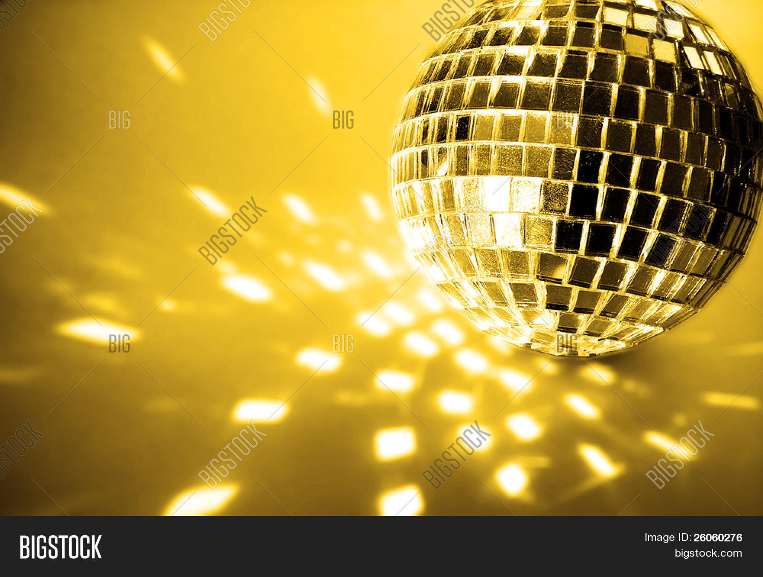Gold Disco Ball Image & Photo (Free Trial) Bigstock