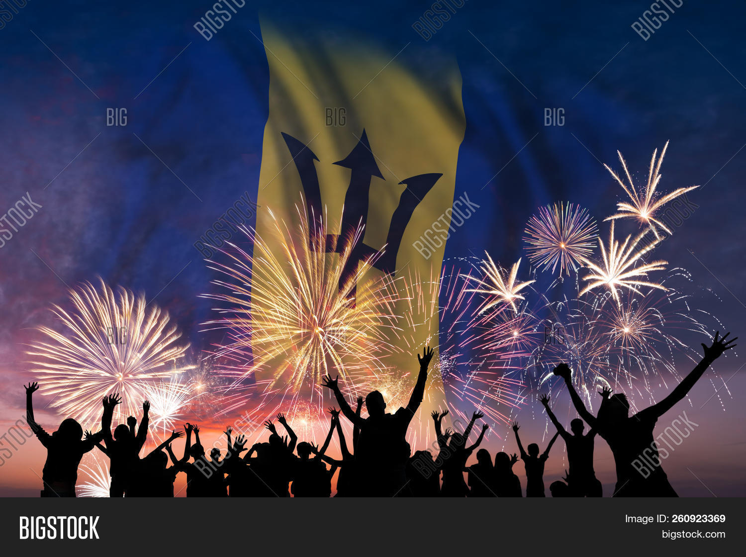 happy people looking image photo free trial bigstock fireworks with flag
