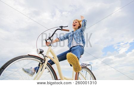 Most Satisfying Form Of Self Transportation. Cycling Gives You Feeling Of Freedom And Independence. 