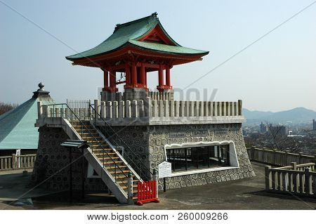 Inuyama, Japan-23 Apr, 2018: View Of Naritayama Shrine In Inuyama, Japan.
