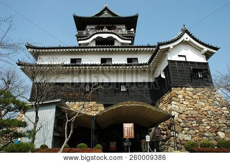 Inuyama, Japan-23 Apr, 2018: Inuyama Castle Is A Japanese Castle In The City Of Inuyama, Aichi Prefe