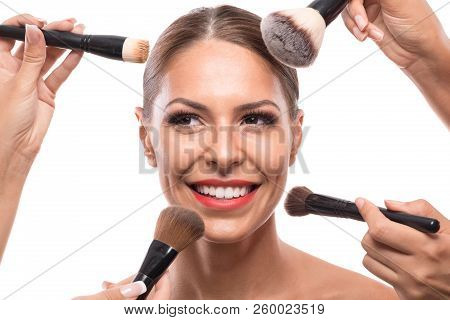 Attractive Woman With Stunning Smile