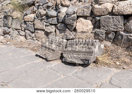 The Remains Of The Columns In The Ruins Of The Greek - Roman City Of The 3rd Century Bc - The 8th Ce