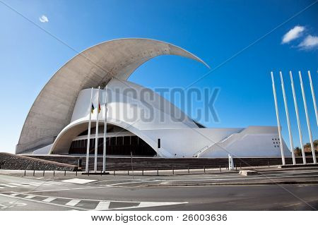 테네리페, 스페인-9 월 16 일: Auditorio 드 테네리페 월 9 월 16 일, 건축가 Sa 2011.Designed