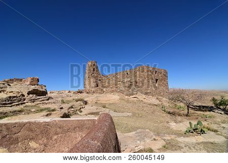 Ruin Of Ancient Fortress In Yemen