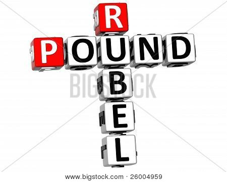 3D Rubel 파운드 크로스 워드 퍼즐