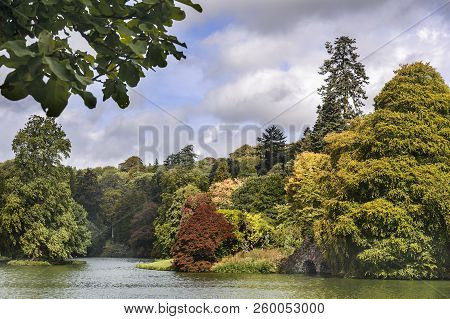 Autumn In The Park, Vibrant Colour, Beautiful Wiev.