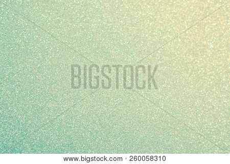 Flying Dust Particles On A Black Background
