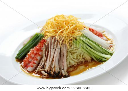 Hiyashi Chuka, Japanse koude noedels salade