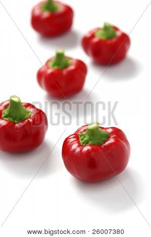 Topepo Rosso, Italiaanse niet-scherpsmakende pepers (tomaten vormige)