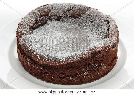 ช็อกโกแลตเค้ก souffle ลดลง