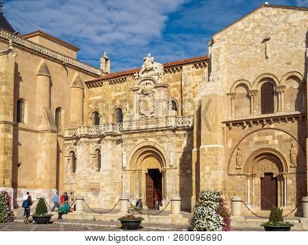 Basilica Of San Isidoro On The Square Of The Same Name Is Located On The Site Of An Ancient Roman Te