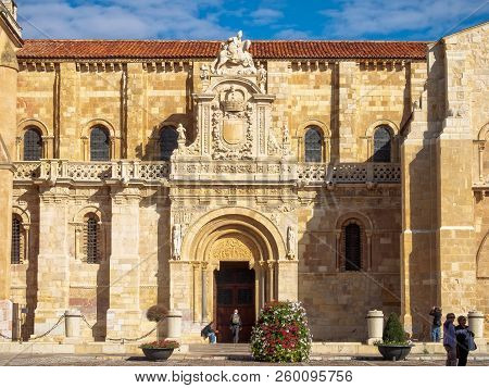 Basilica Of San Isidoro On The Square Of The Same Name Is Located On The Site Of An Ancient Roman Te