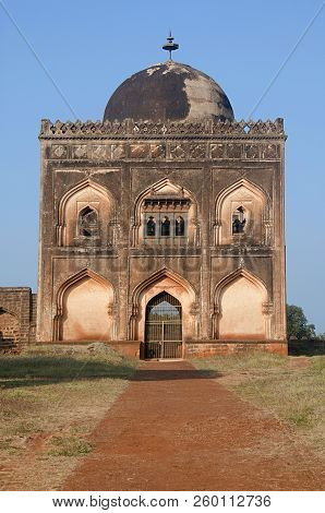 Entrance To The Tomb Of Ali Barid Shah, Bidar, Karnataka, India