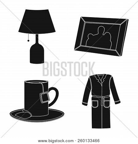 Vector Design Of Dreams And Night Symbol. Set Of Dreams And Bedroom Vector Icon For Stock.