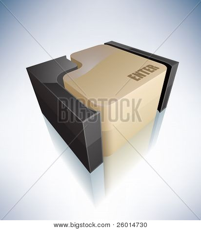 3D знак: введите