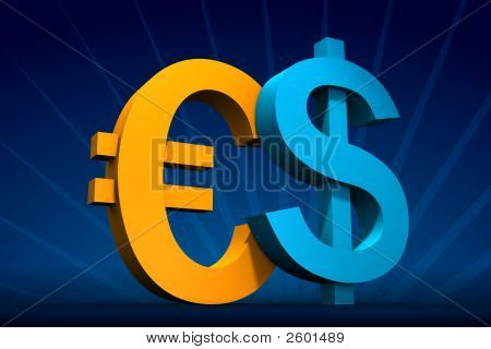 Dollar og Euro
