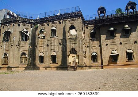Partial View Of Old Palace Converted In To A School Now, Kolhapur, Maharashtra, India