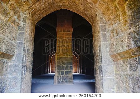 Partial View Of Fort Panhala, Kolhapur, Maharashtra India
