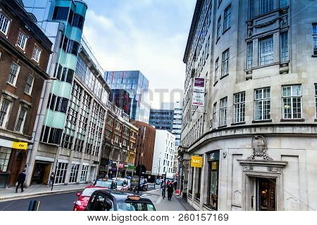 London,uk - June 9, 2015: Portsoken House On Minories Street. Portsoken House Is A Landmark Office B