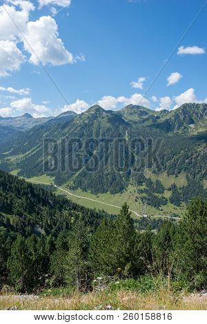 Mountains In The Bonaigua In The Valley Of Aran, Pyrenees