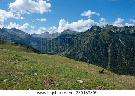 Mountains In The Bonaigua In The Valley Of Aran, Pyrenees