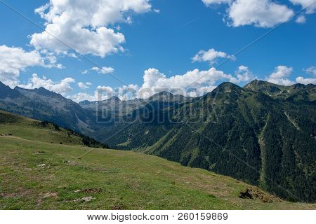 Mountains In The Bonaigua In The Valley Of Aran, Pyrenees