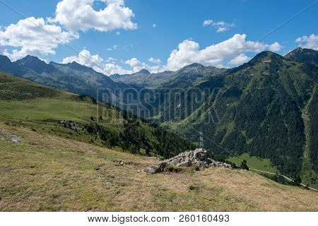 Mountains In The Bonaigua In The Valley Of Aran, Pyrenees