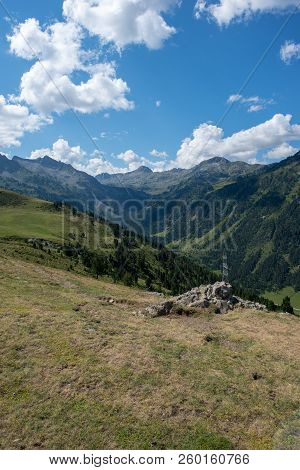 Mountains In The Bonaigua In The Valley Of Aran, Pyrenees
