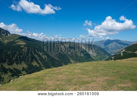 Mountains In The Bonaigua In The Valley Of Aran, Pyrenees