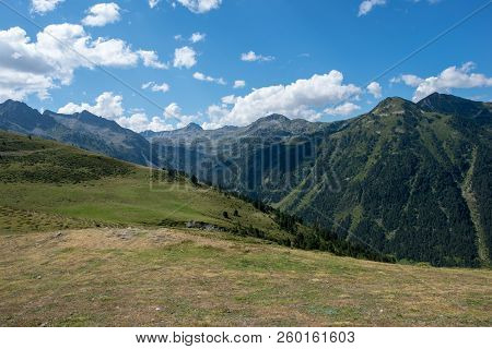 Mountains In The Bonaigua In The Valley Of Aran, Pyrenees