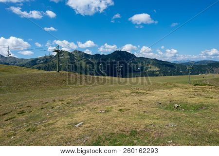 Mountains In The Bonaigua In The Valley Of Aran, Pyrenees
