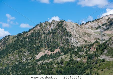 Mountains In The Bonaigua In The Valley Of Aran, Pyrenees